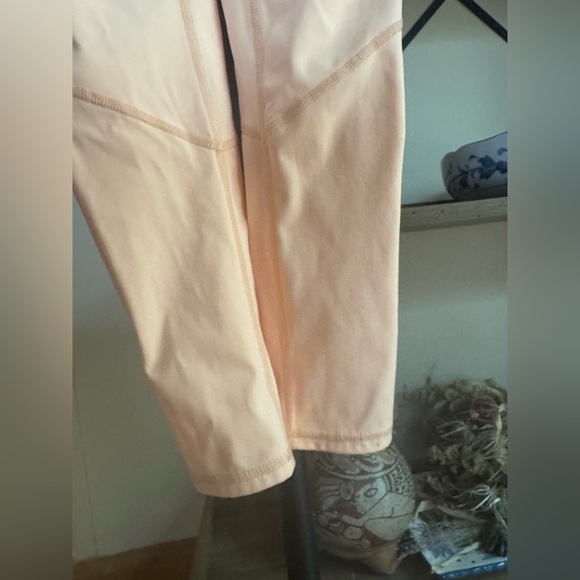 Free People Movement Pale Orange Strappy Open
Back Fitted Skinny Jumpsuit A33 - Picture 11 of 12